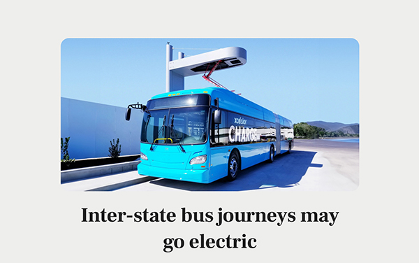 Inter-state bus journeys may go electric